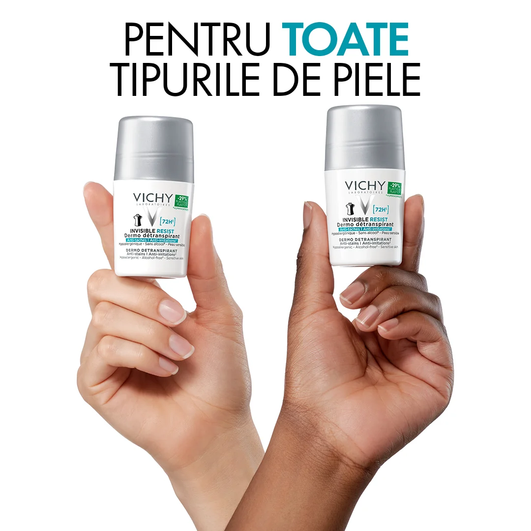 Deodorant Roll-On Invisible Resist 72h, 50ml, Vichy