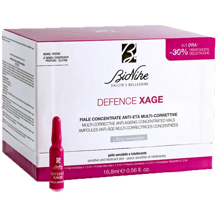 Fiole concentrate multi-corective Defence Age, 14 fiole, Bionike