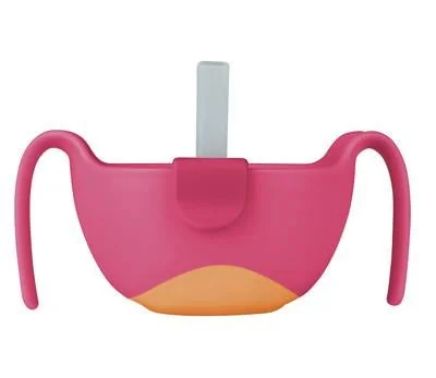 Bol pentru gustari cu accesorii pentru +6 luni Roz, 1 bucata, Bbox