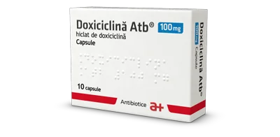 Doxiciclina 100mg, 10 capsule, Antibiotice