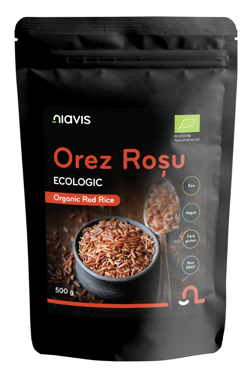 Orez rosu ecologic, 500g, Niavis