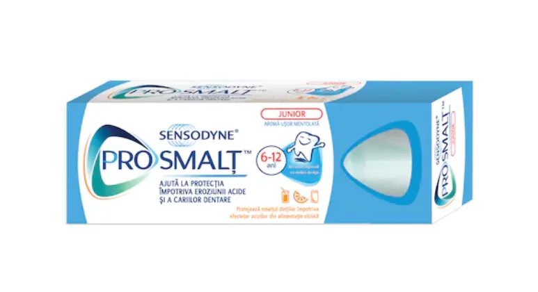 Pasta de dinti ProSmalt Junior, 50ml, Sensodyne