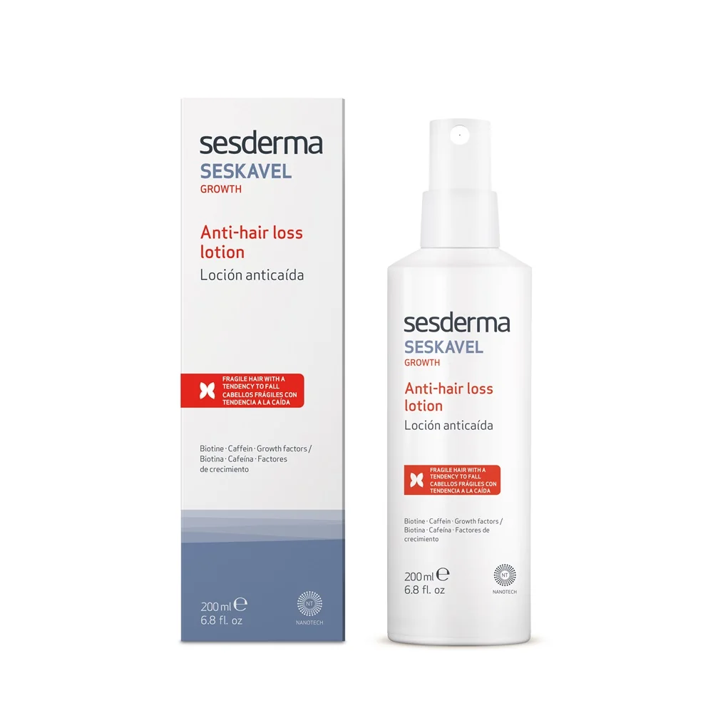 Lotiune impotriva caderii parului Seskavel Growth, 200ml, Sesderma