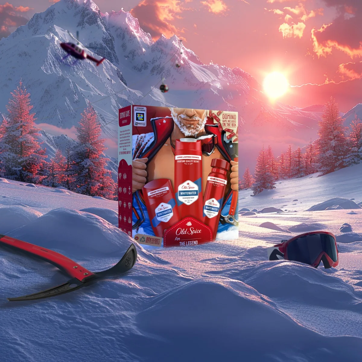 Set Alpinist Whitewater, Old Spice