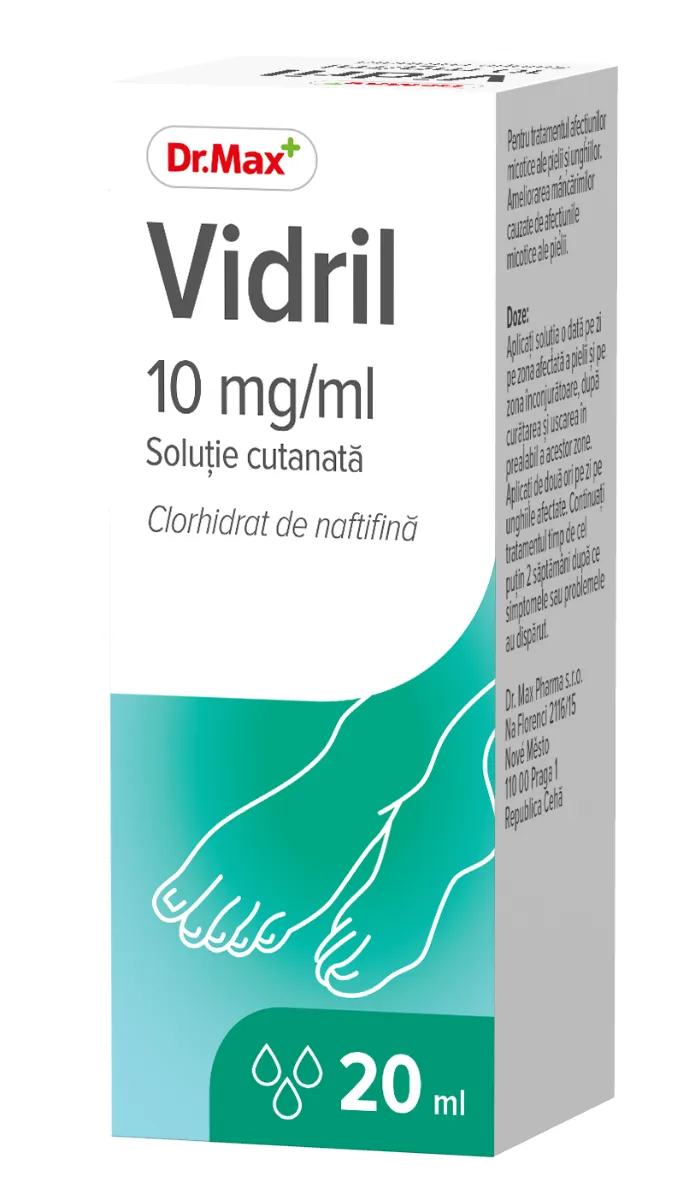 Dr.Max Vidril 10mg/ml Solutie cutanata, 20ml