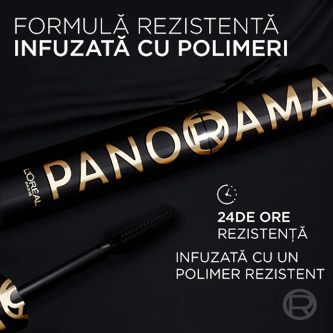 Mascara Panorama by Volume Million Lashes All Night Black, 9.9ml, L'Oreal Paris