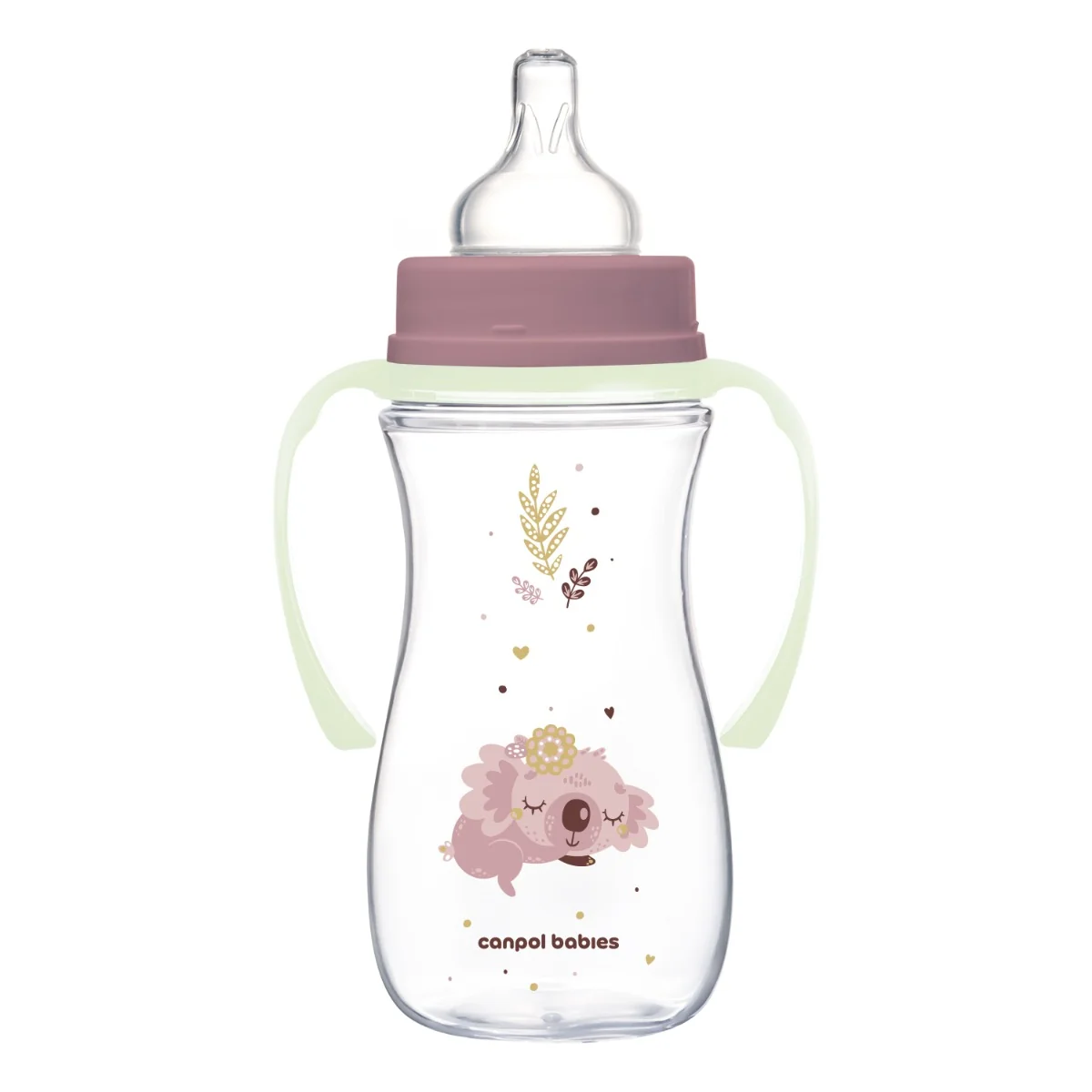 Biberon anticolici cu gat larg Sleepy Koala 35/238_PIN, 300ml, Canpol babies