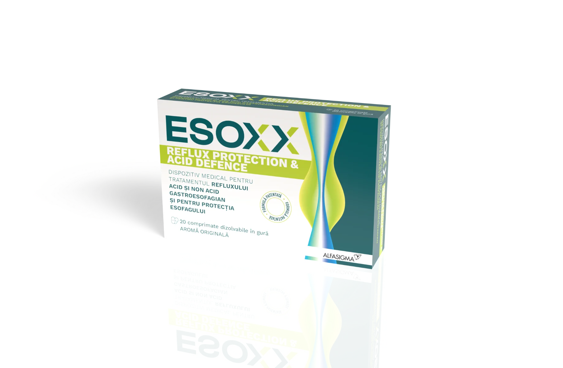 Esoxx Reflux Protection&Acid Defence, 20 comprimate, Alfasigma