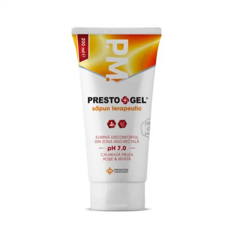 PrestoGel Sapun terapeutic lichid, 200ml, PrestoGel