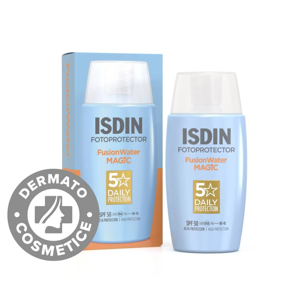 Fotoprotector Fusion Water Magic SPF50, 50ml, Isdin 