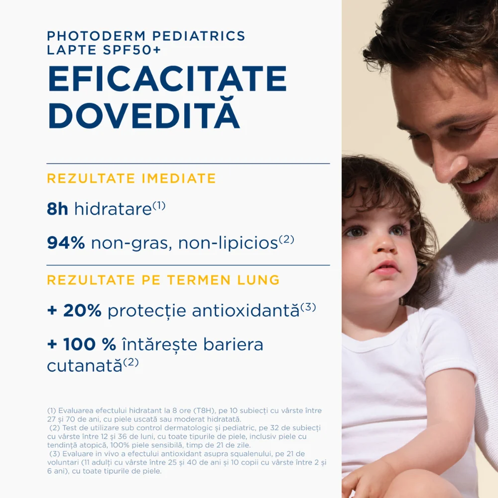 Lotiune cu protectie solara SPF 50+ pentru copii Photoderm Pediatrics, 200ml, Bioderma