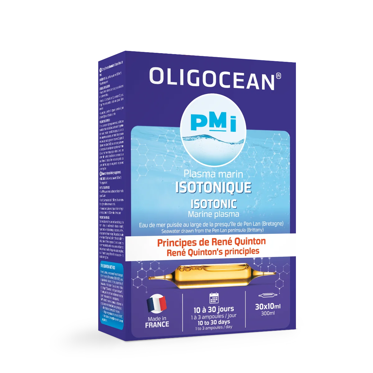 Plasma marina Quinton Izotonic, 30 fiole x 10ml, Oligocean