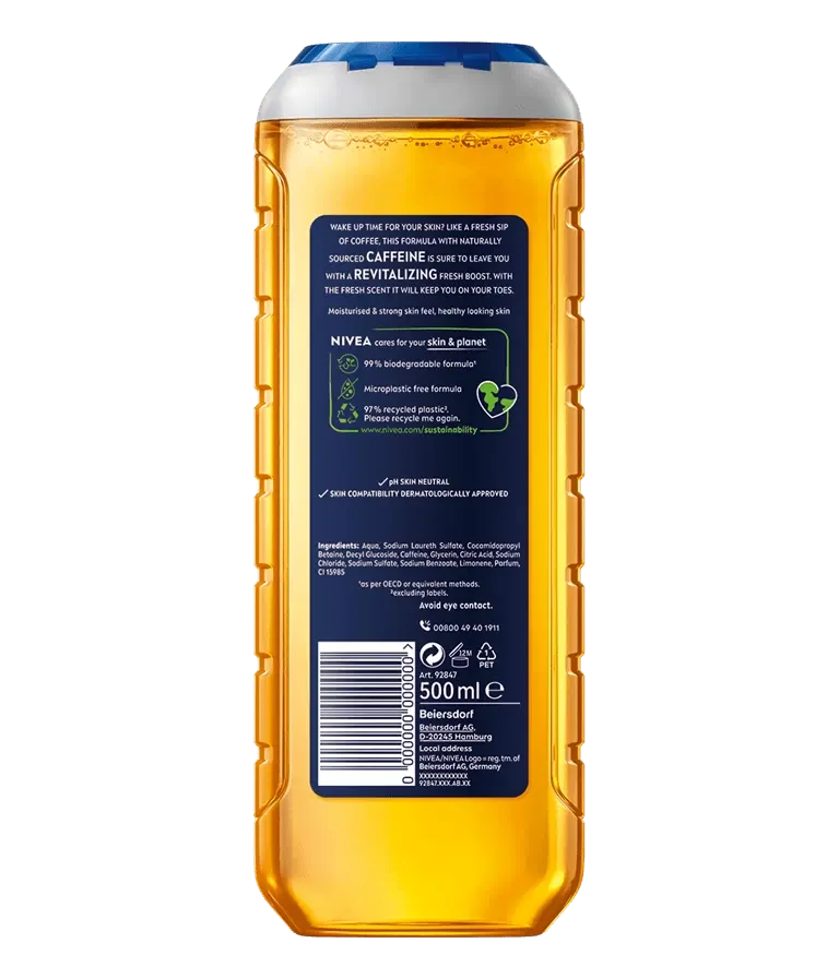 Gel de dus Men Boost, 500ml, Nivea
