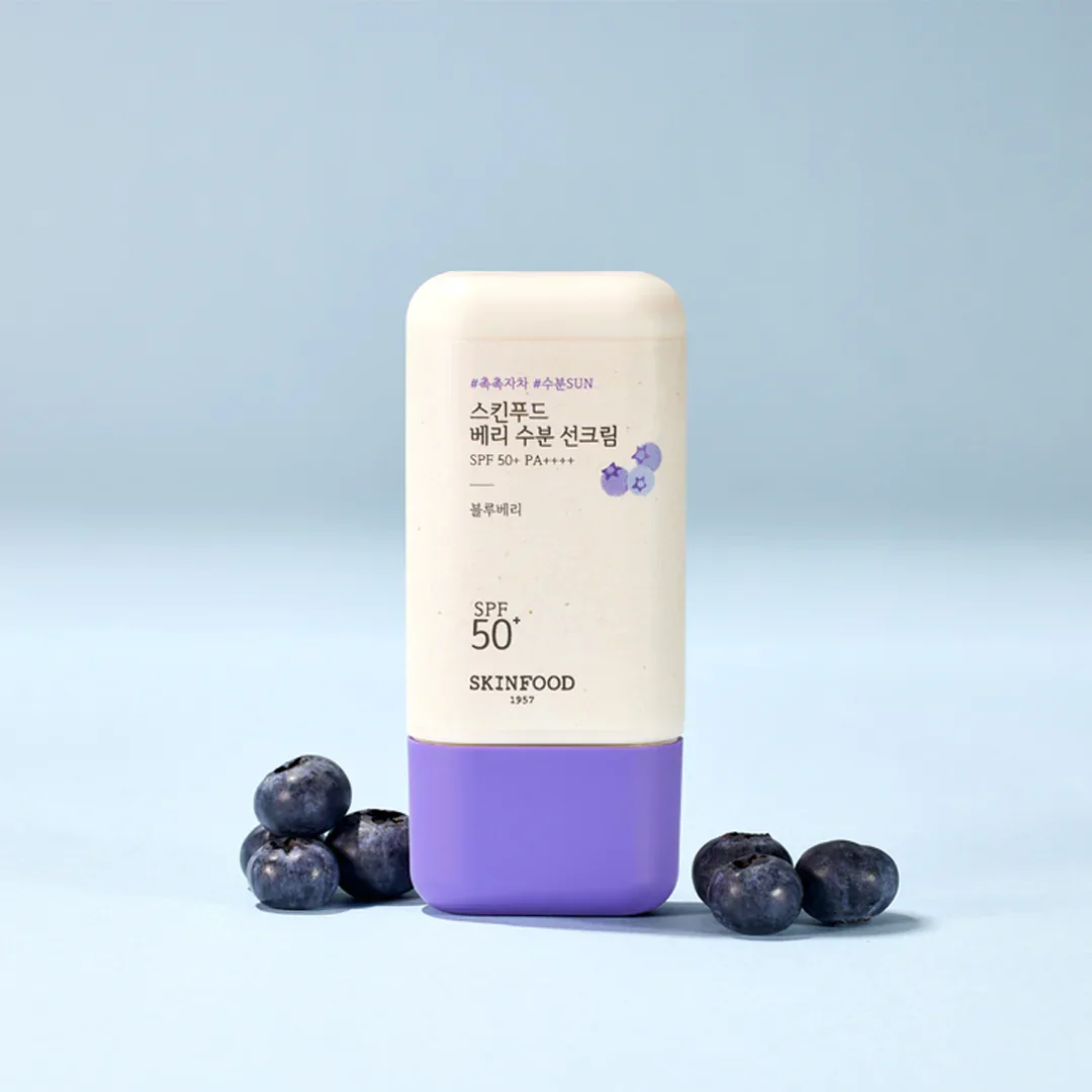 Crema hidratanta cu fructe de padure si protectie solara SPF50+, 50ml, Skinfood