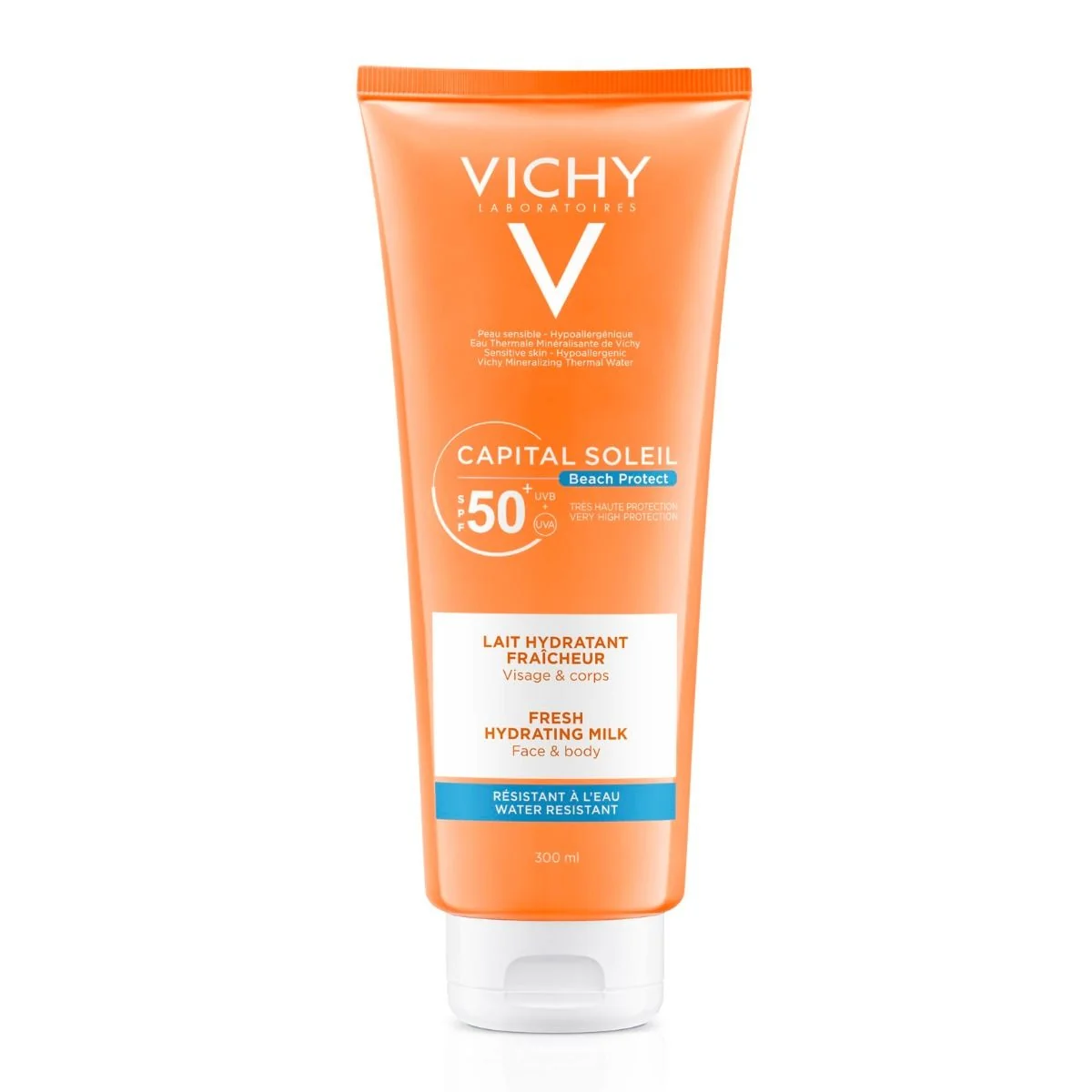 Lapte hidratant de protectie solara pentru fata si corp SPF 50 Capital Soleil