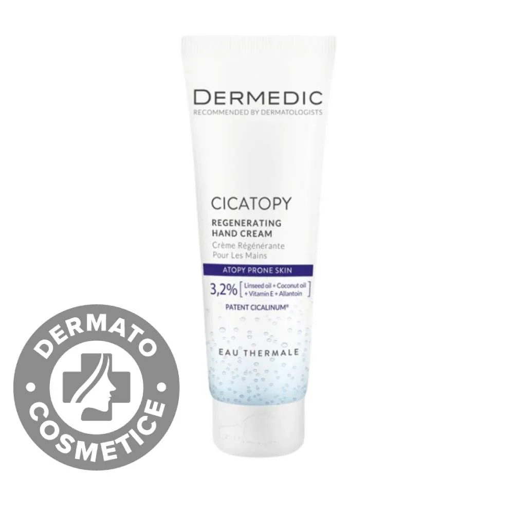 Crema de maini regeneranta Linum/Cicatopy, 75ml, Dermedic