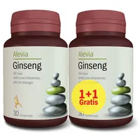 Pachet Ginseng, 2 x 30 comprimate, Alevia