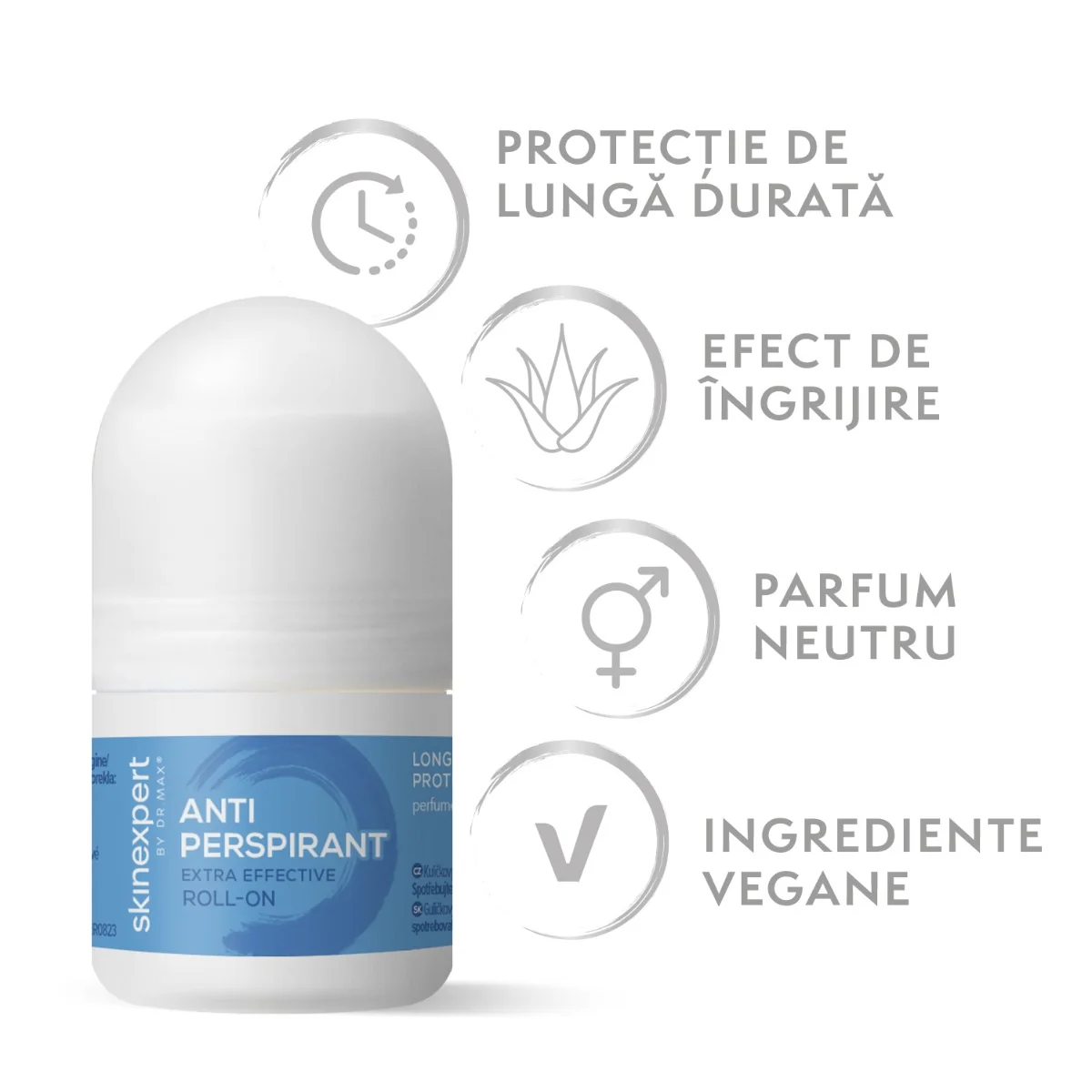 Skinexpert by Dr. Max® Antiperspirant Roll-on, 30ml 