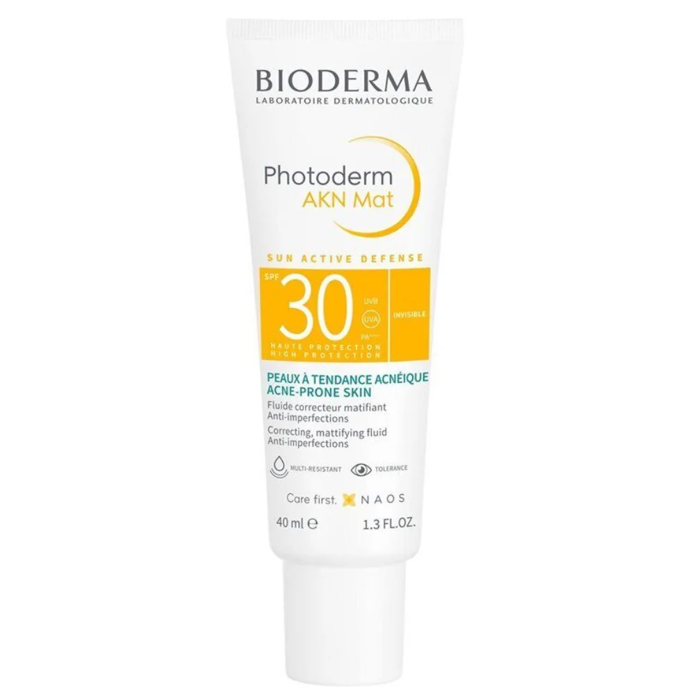 Fluid matifiant SPF 30 Photoderm AKN MAT, 40ml, Bioderma