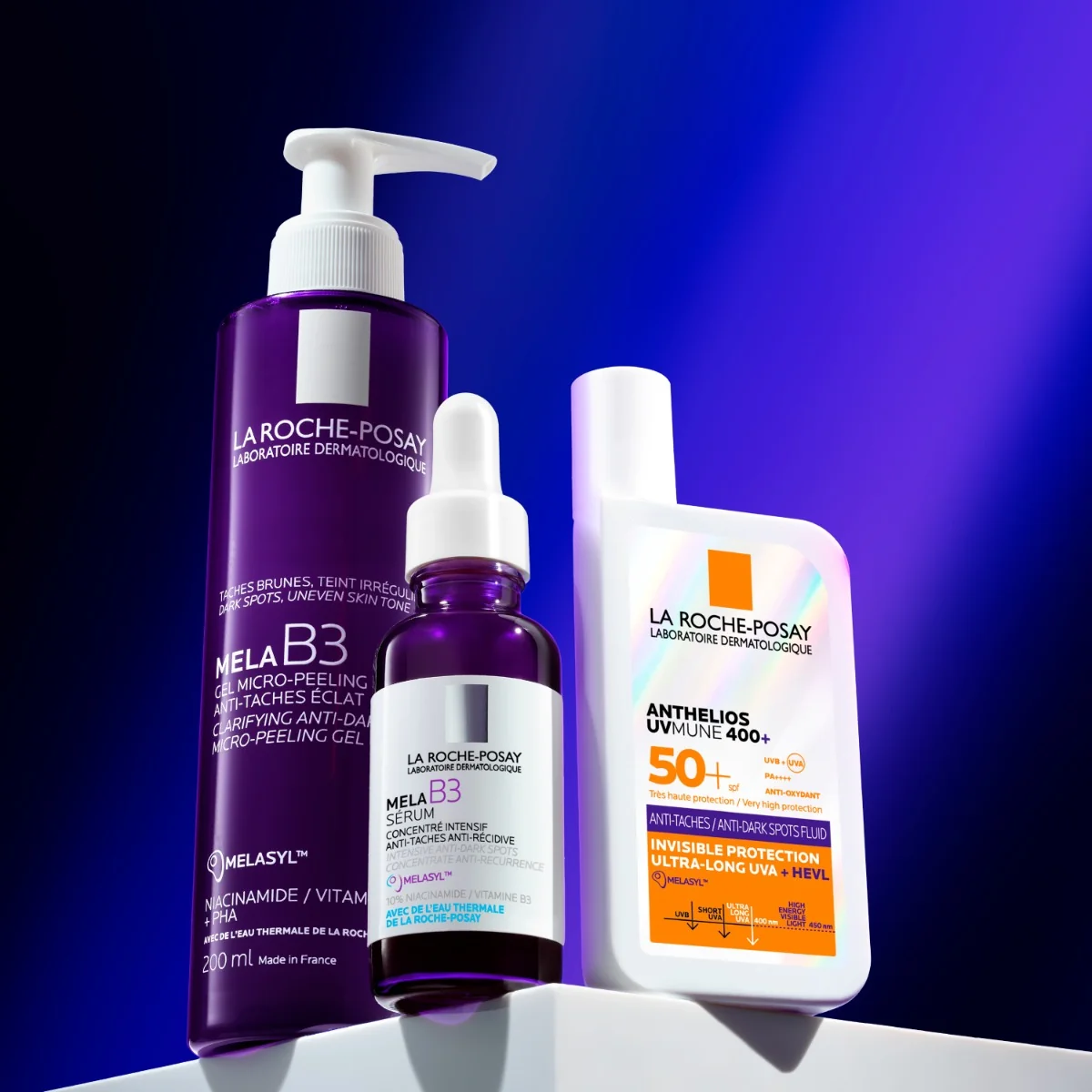 Fluid anti-pete pigmentare cu SPF50+ Anthelios UVMUNE 400+ HEVL, 50ml, La Roche-Posay