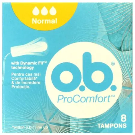 Tampoane Procomfort normal, 8 bucati, O.B.