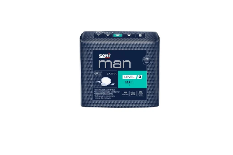 Absorbante pentru incontinenta Man Extra, 15 bucati, Seni