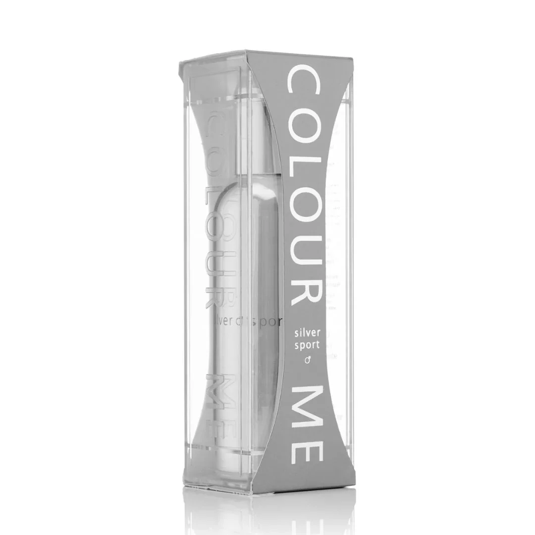 Apa de parfum pentru barbati Silver Sport Colour Me, 100ml, Milton-Lloyd Fragrances