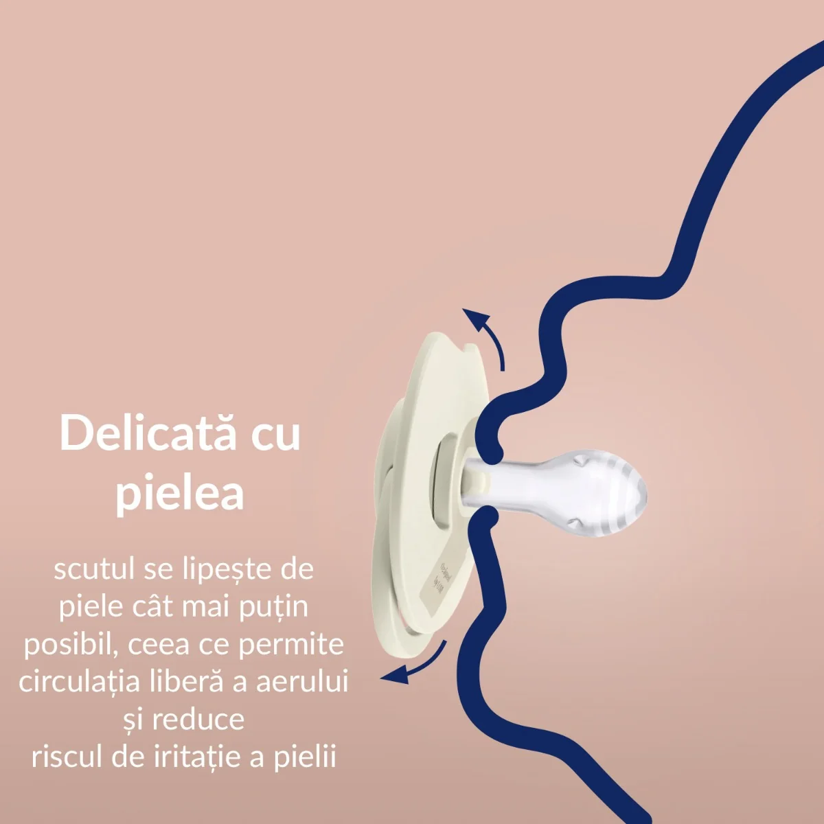 Set suzete din silicon pentru 6 - 18 luni Dynamic Prime Baby Blue/Blue 34/418, 2 bucati, LOVI