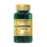 L-Carnitina 1000mg Premium, 60 comprimate, Cosmopharm