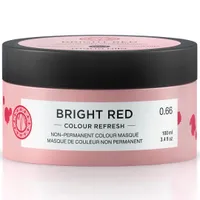 Masca pentru par Colour Refresh Bright Red, 100ml, Maria Nila