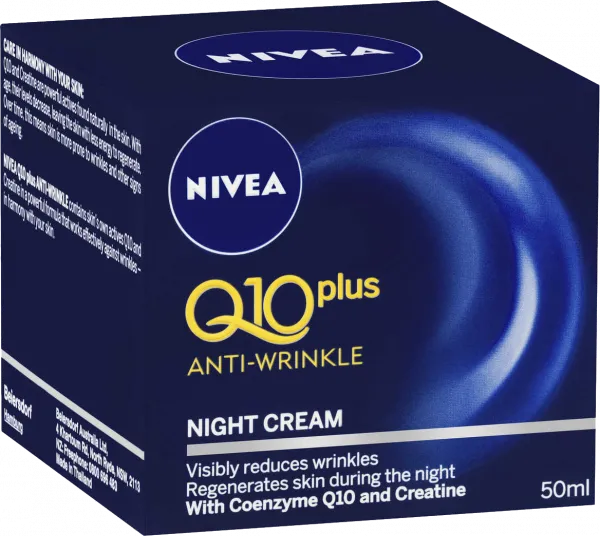 Crema antirid de noapte Q10 plus, 50ml, Nivea