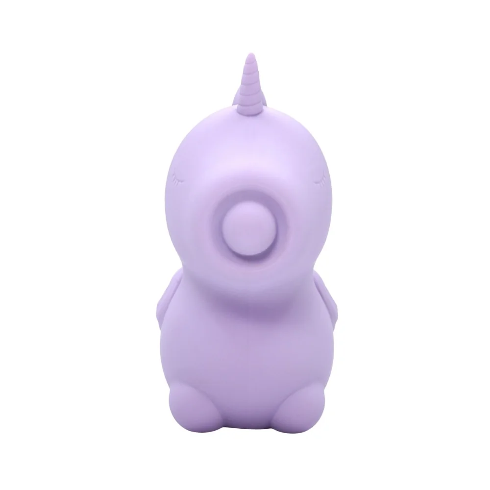 Vibrator clitoridian in forma de unicorn mov, 1 bucata, Unihorn