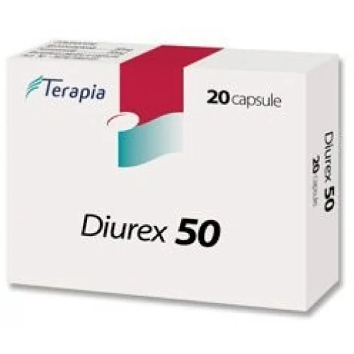 Diurex 50 mg/20 mg, 20 capsule, Terapia