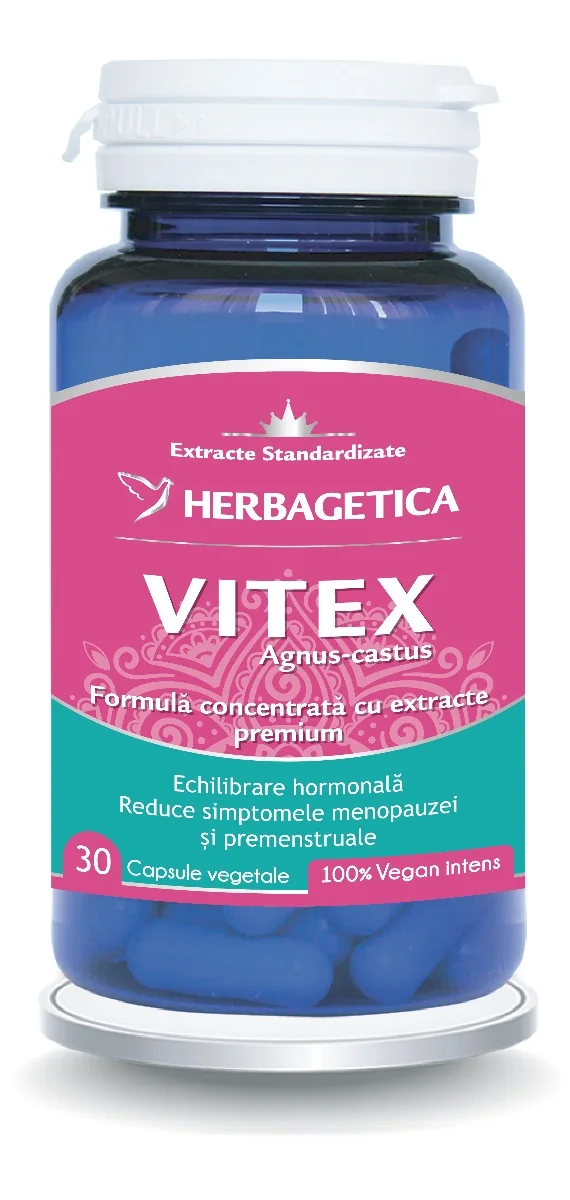 Vitex Zen Forte, 30 capsule, Herbagetica30CPS