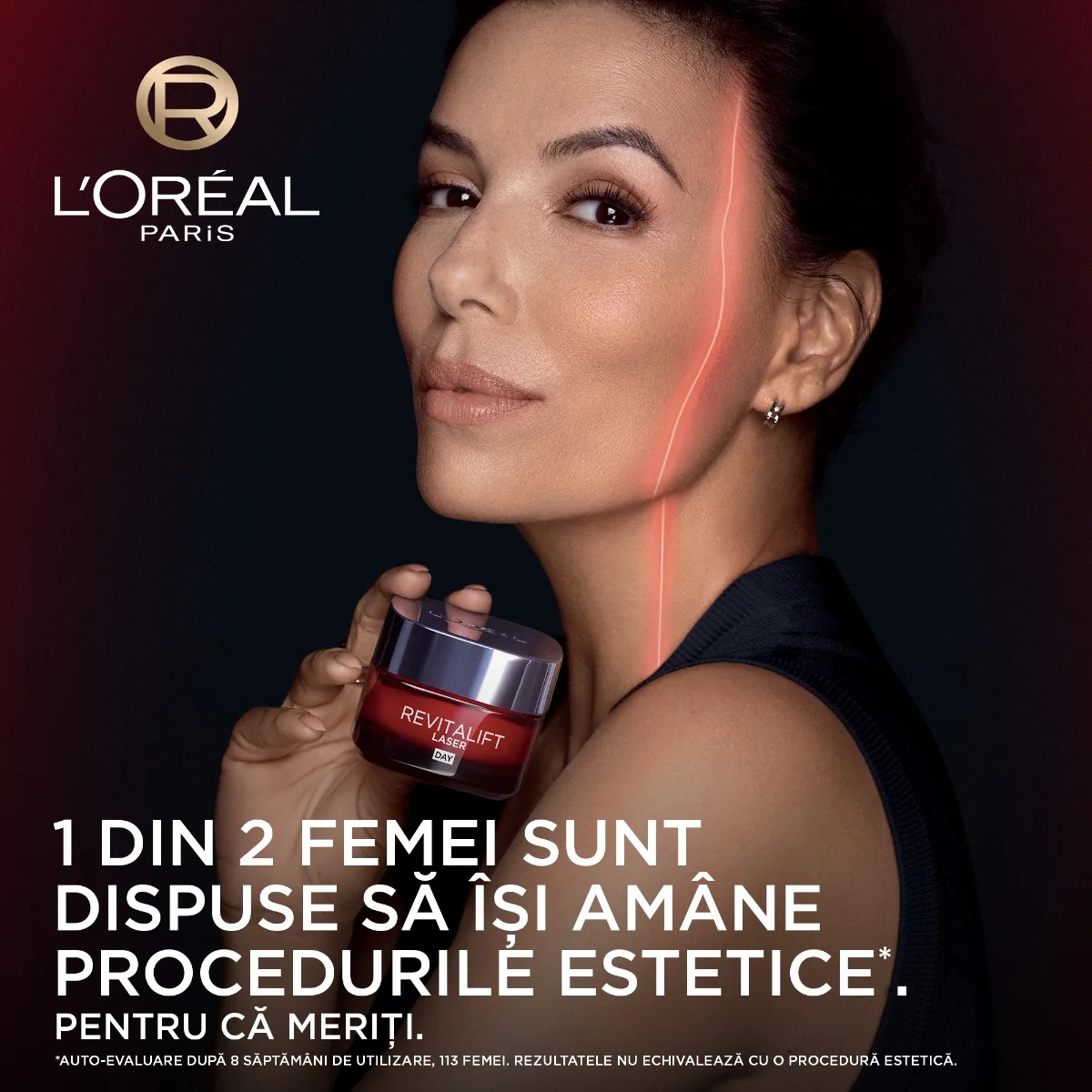Crema antirid de zi Revitalift Laser cu tripla actiune, 50ml, L'Oreal Paris