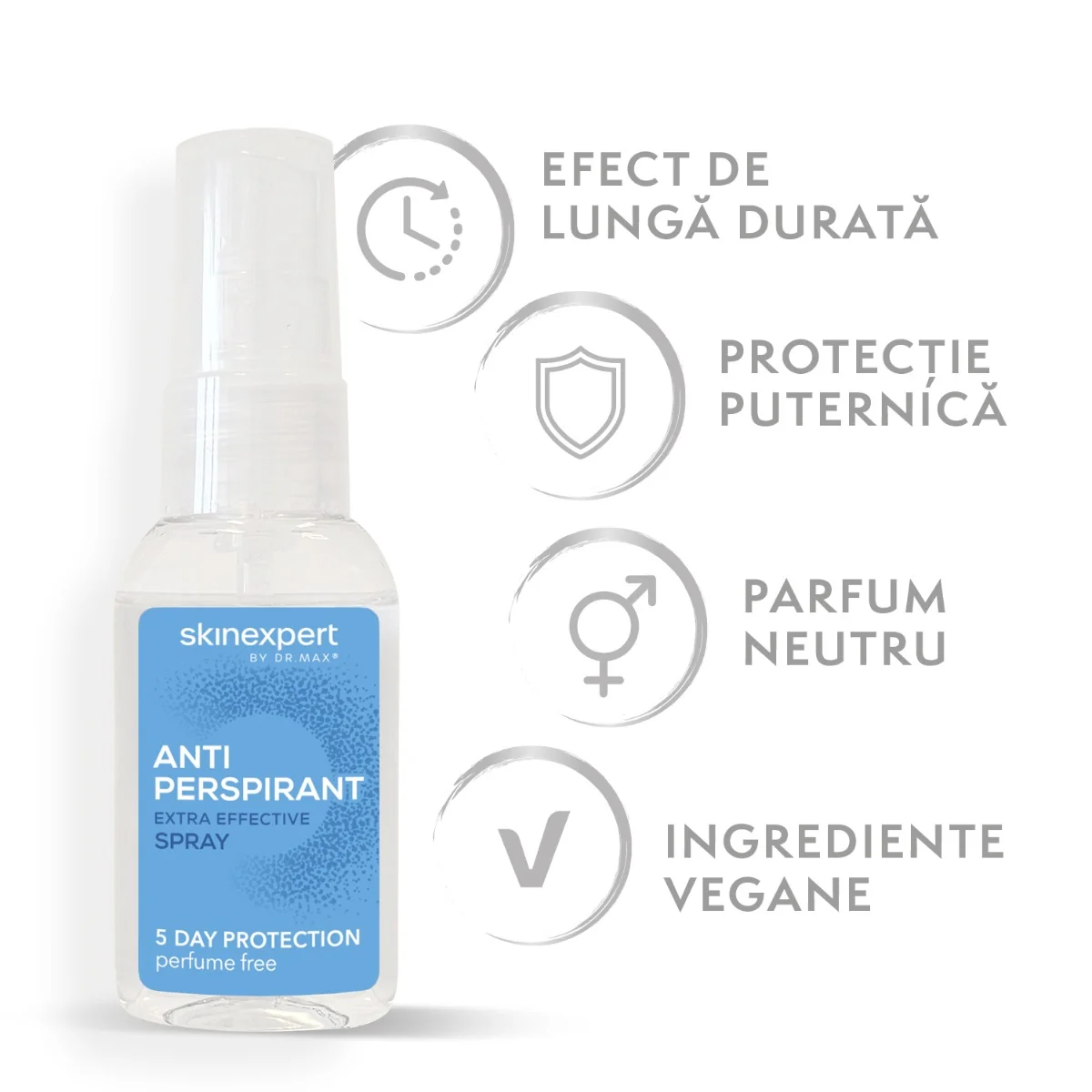 Skinexpert by Dr. Max® Antiperspirant Spray, 30ml 