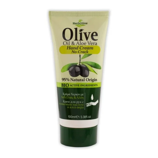 Crema de maini cu ulei de masline si pantenol No Crack, 75ml, Herbolive