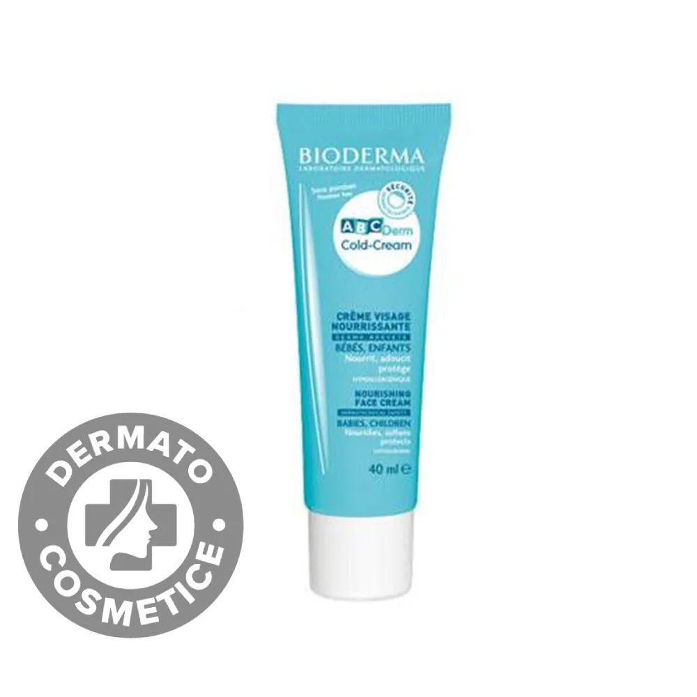 Crema protectoare și calmanta ABCDerm Cold Cream, 40 ml, Bioderma