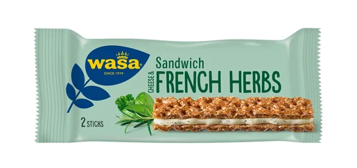 Sandwich cu branza si ierburi frantutezsti, 30g, Wasa