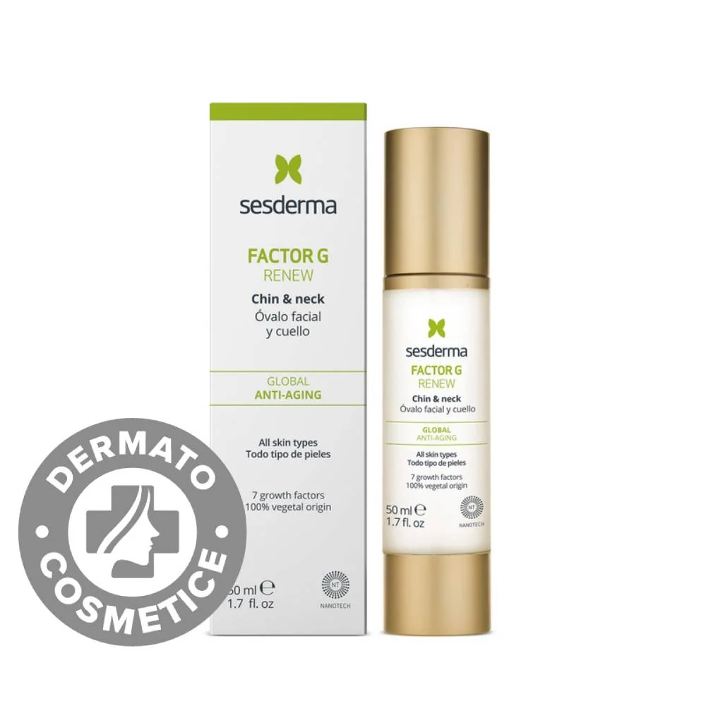 Contur pentru fata si gat Factor G Renew, 50ml, Sesderma