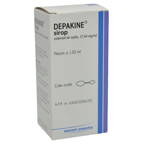 Depakine sirop 57.64mg/ml, 150ml, Sanofi