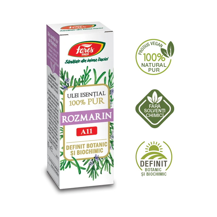 Ulei esential de rozmarin A11, 10ml, Fares | Dr. Max Farmacie
