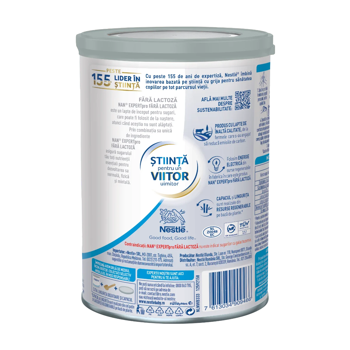 Lapte praf fara lactoza NAN ExpertPro 0 luni+, 400g, Nestle
