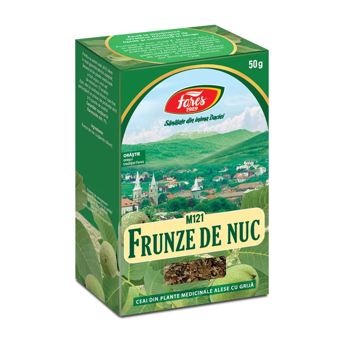 Ceai de frunze de nuc, 50g, Fares