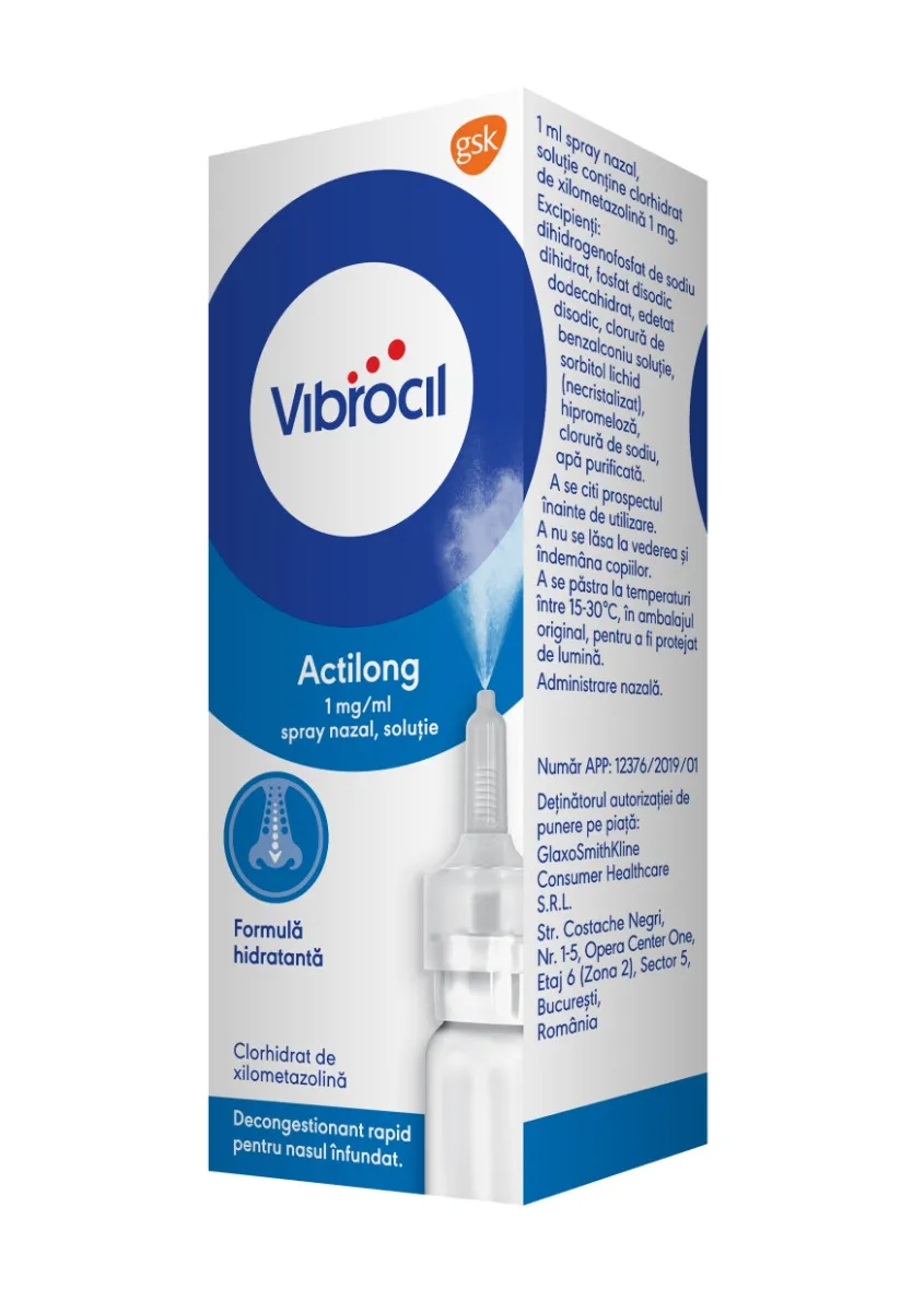 Vibrocil Actilong spray nazal, 10ml, GSK 