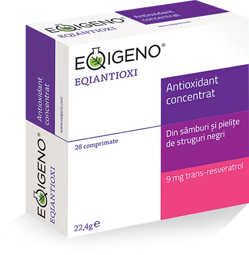 Eqiantioxi antioxidant concentrat, 28 comprimate, Eqigeno