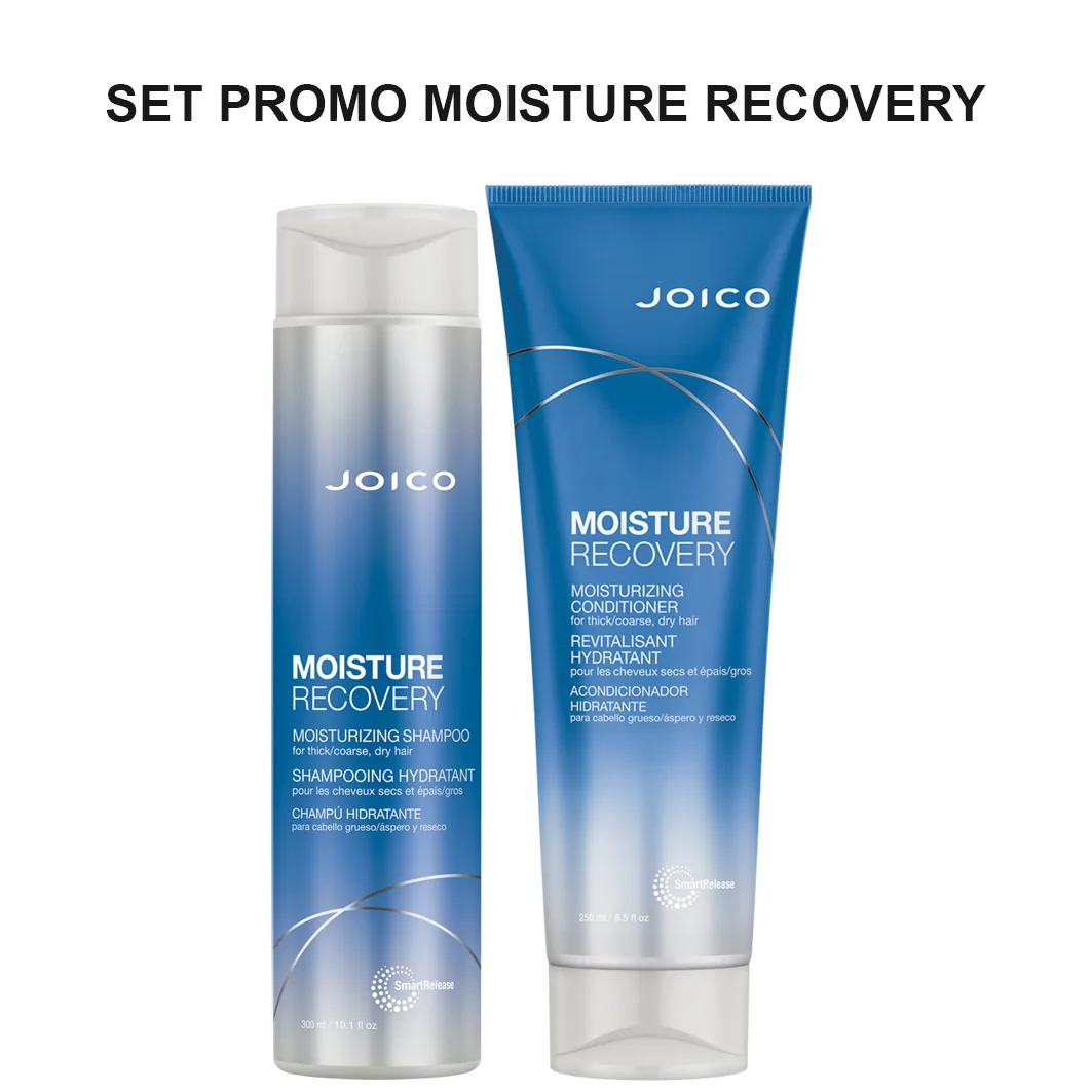Pachet Promo Moisture Recovery Sampon 300ml + Balsam de par 250ml, Joico