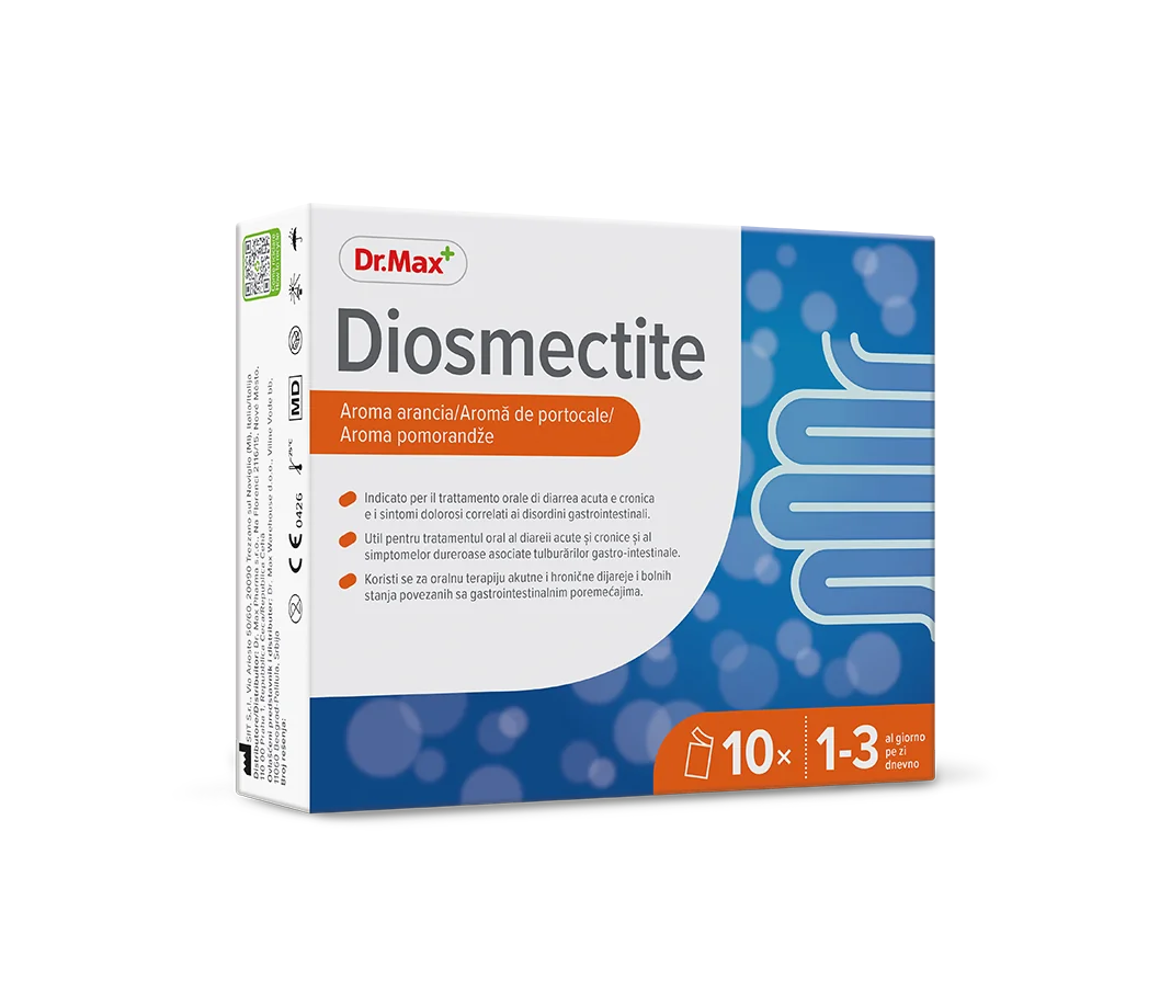 Dr. Max Diosmectita, 10 plicuri 