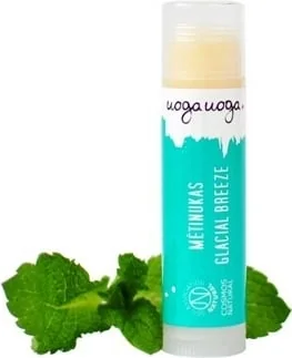 Balsam vegan de buze cu ulei de menta Glacial Breeze, 5ml, Uoga Uoga