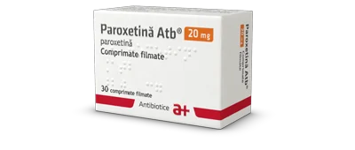 Paroxetina 20mg, 30 comprimate filmate, Antibiotice